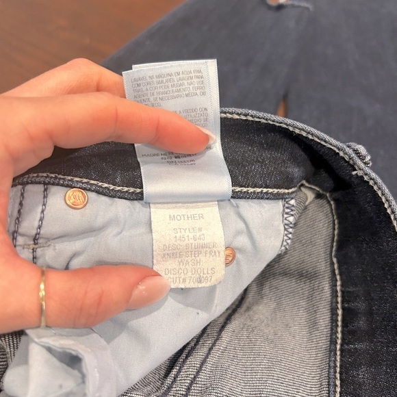 MOTHER ~ THE STUNNER ANKLE STEP FRAY in disco dolls colour size 24 - Picture 12 of 12